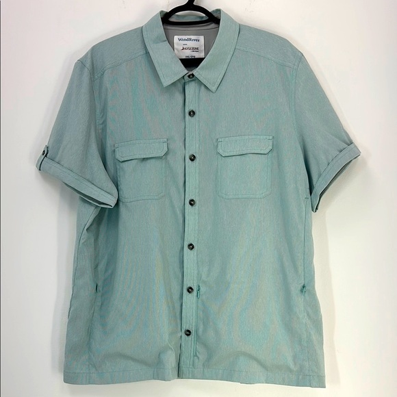 WindRiver No Fly Zone Mosquito Repellent Short Sleeve Shirt Fishing 2XL Outdoor - Picture 1 of 12